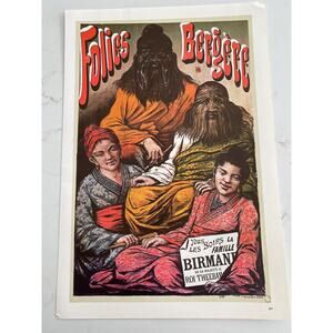 Folies Bergère, La Famille Birmane, Cleo De Merode, Music Hall, Posters, Book